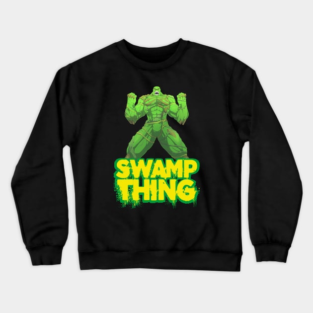 The Swamp Thing Rises Crewneck Sweatshirt by CoolDojoBro